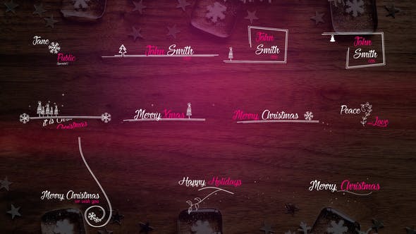 Videohive Christmas Titles 23059939