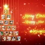 Videohive Christmas Tree Photos Opener 19072882