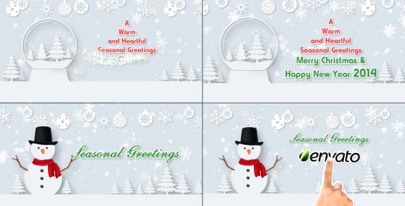Videohive Christmas Wishes Text 6228075