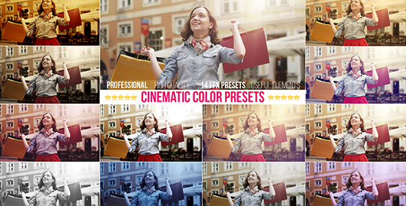 Videohive Cinematic Color Presets 15258791