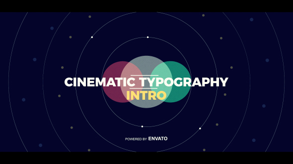 Videohive Cinematic Typography Intro 19600023