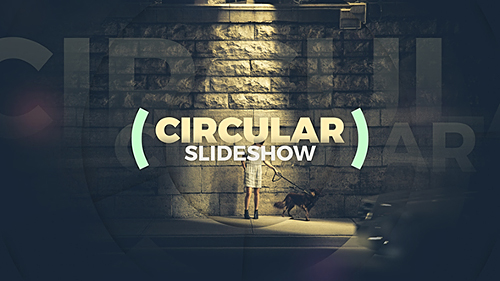 Videohive Circular Slideshow - Modern Elegant Parallax Opener