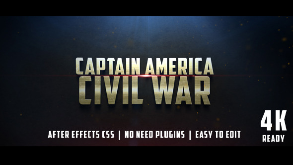Videohive Civil War Cinematic Trailer 12430722