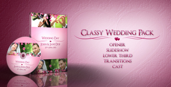 Videohive Classy Wedding Pack