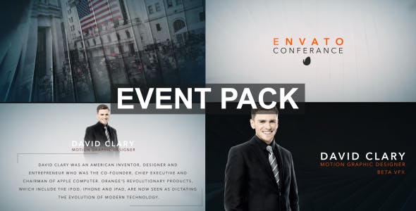 Videohive Clean Event Pack 21385006