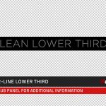 Videohive Clean Lower Thirds and Titles 231558