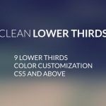 Videohive Clean LowerThirds 12874111