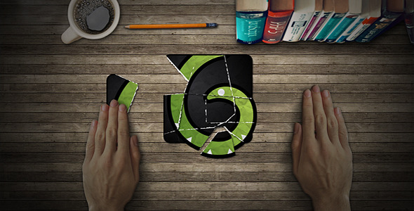 Videohive Collage Logo Reveal 8690037