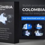 Videohive Colombia Map Animation- Republic of Colombia Animated Map Kit 25630440