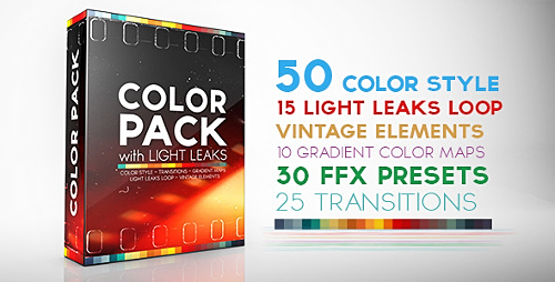 Videohive Color Pack with Light Leaks