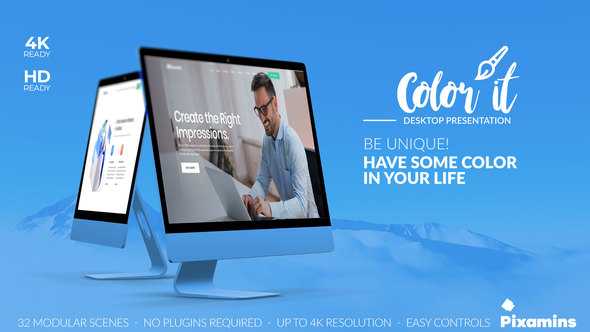 Videohive Color it - Desktop Presentation 22832756