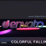 Videohive Colorful Falling Lights 3486686