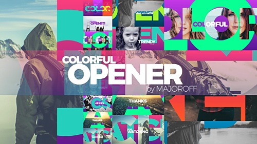 Videohive Colorful Opener 17049894