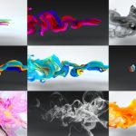Videohive Colorful Particles Flowing Logo 24197971