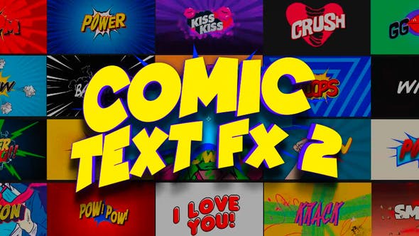 Videohive Comic Text FX 2 23734210