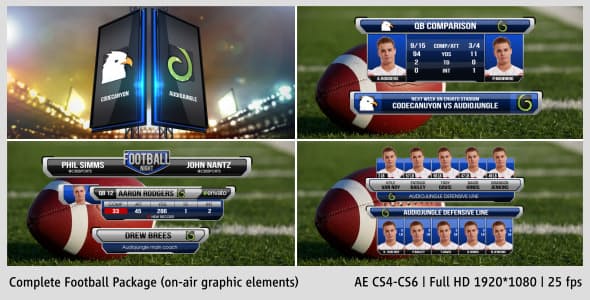 Videohive Complete On-Air Football Package 7009239