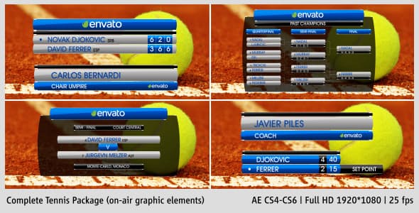 Videohive Complete On-Air Tennis Package 5504875