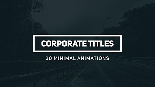 Videohive Corporate Titles 16778050