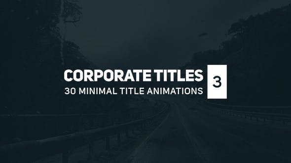 Videohive Corporate Titles 3 17164923
