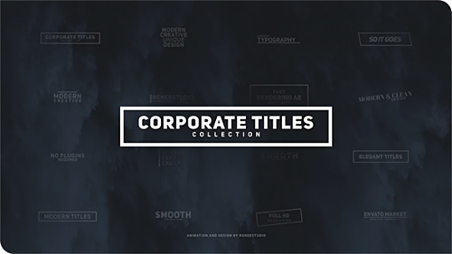 Videohive Corporate Titles Pack 18142517