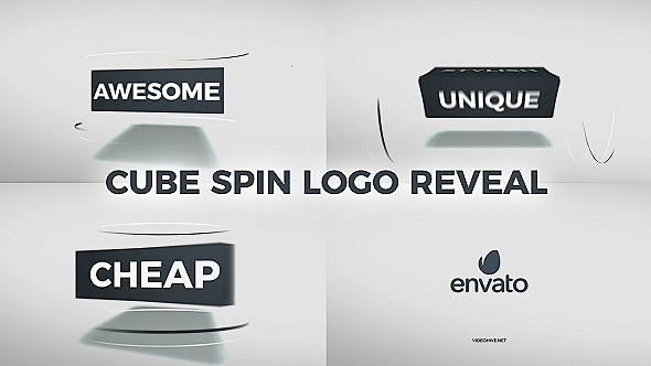 Videohive Cube Spin Logo Reveal 20925658
