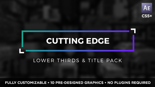 Videohive Cutting Edge Titles and Lower Thirds 19500032