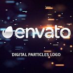 Videohive Digital Particles Logo 10299498