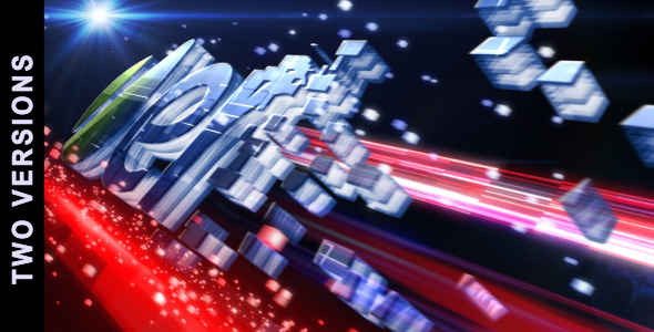 Videohive Digitally Generated 3D Logo (2 in 1)
