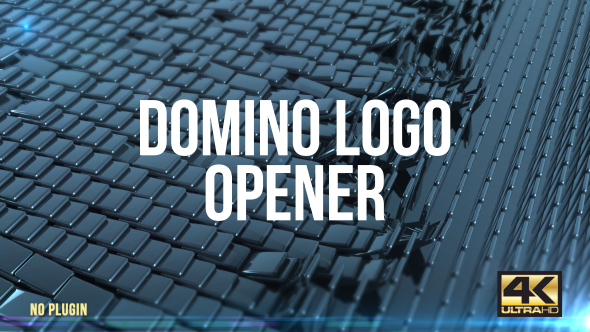Videohive Domino Logo Opener 15618105