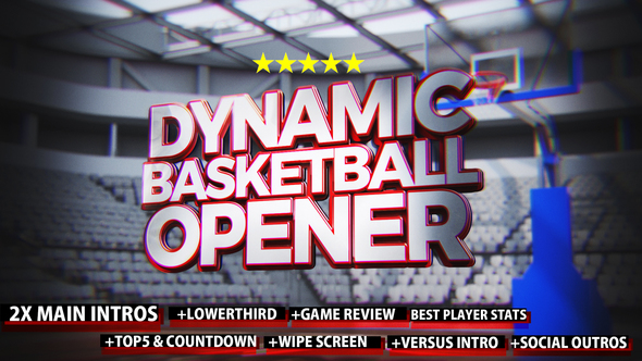 Videohive Dynamic Basketball Opener Intro 21347064