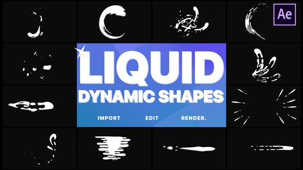 Videohive Dynamic Liquid Shapes 23051817