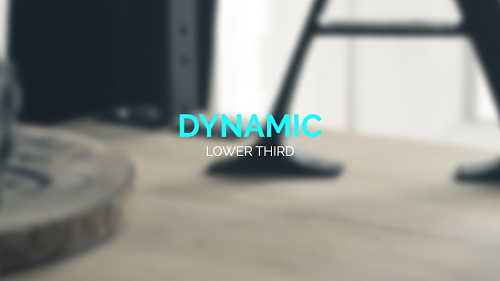 Videohive Dynamic Lower Third