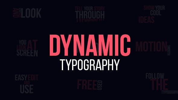 Videohive Dynamic Typography 19307853