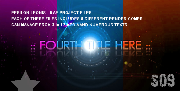 Videohive EPSILON LEONIS FULL HD Projects PACK