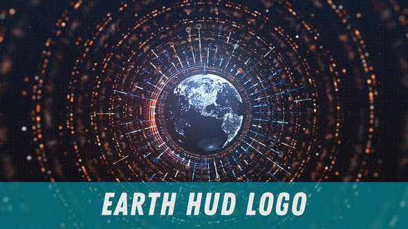 Videohive Earth HUD Logo 27636054