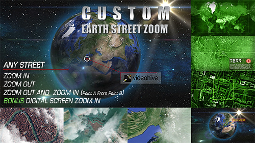 Videohive Earth Street Zoom