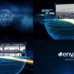 Videohive Earth line And Postcard Opener 10181501