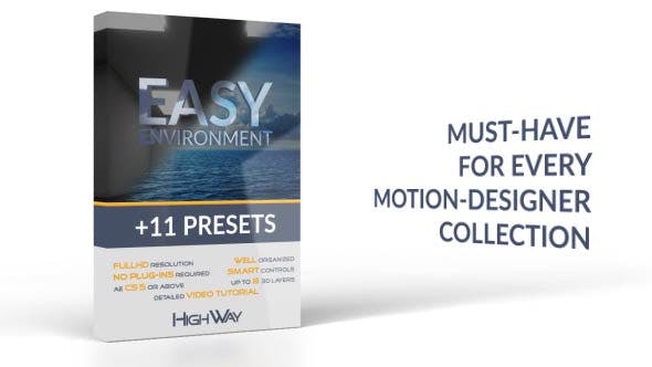 Videohive Easy Environment 11 Presets 17607085