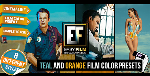 Videohive Easy Film - Professional Footage Color Presets 16439028