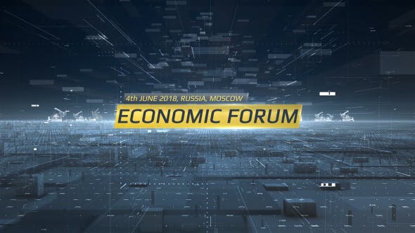Videohive Economic Forum Opener 21083534