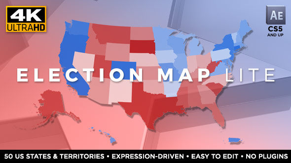 Videohive Election Map LITE 17982022