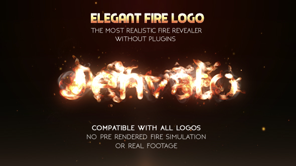 Videohive Elegant Fire Logo (No Plugin) 13108852