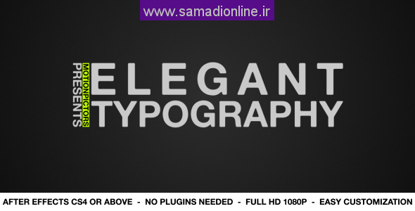 Videohive Elegant Typography