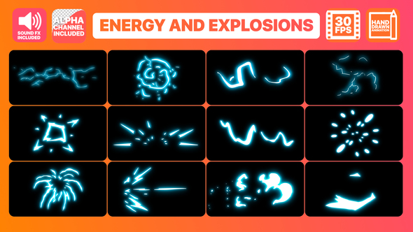 Videohive Energy And Explosion Elements 22125709