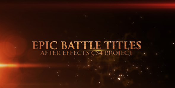 Videohive Epic Battle Titles