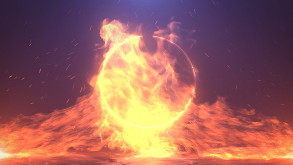 Videohive Epic Fire Logo Reveal 22117979