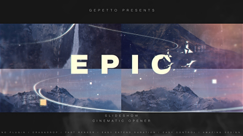 Videohive Epic Slideshow - Cinematic Opener 18443863