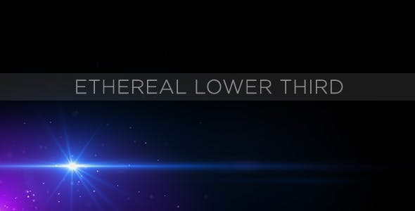 Videohive Ethereal Lower Third 153154