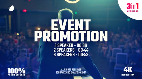 Videohive Event Promo 123 Speakers 24353658