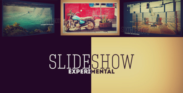 Videohive Experimental 3D Photo Slideshow 8026338
